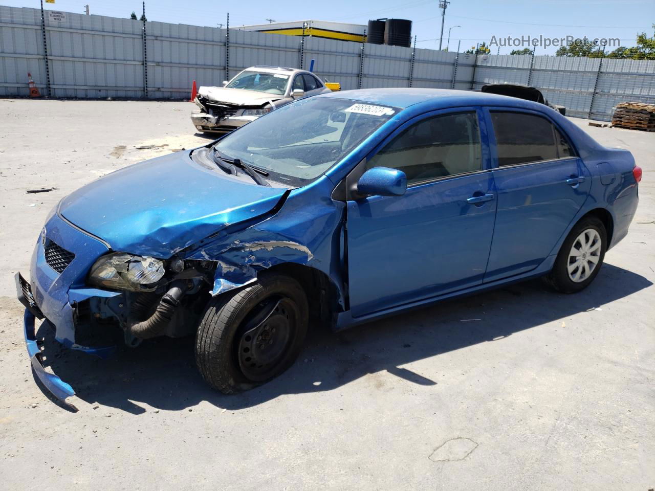 2010 Toyota Corolla Base Blue vin: 1NXBU4EEXAZ195376