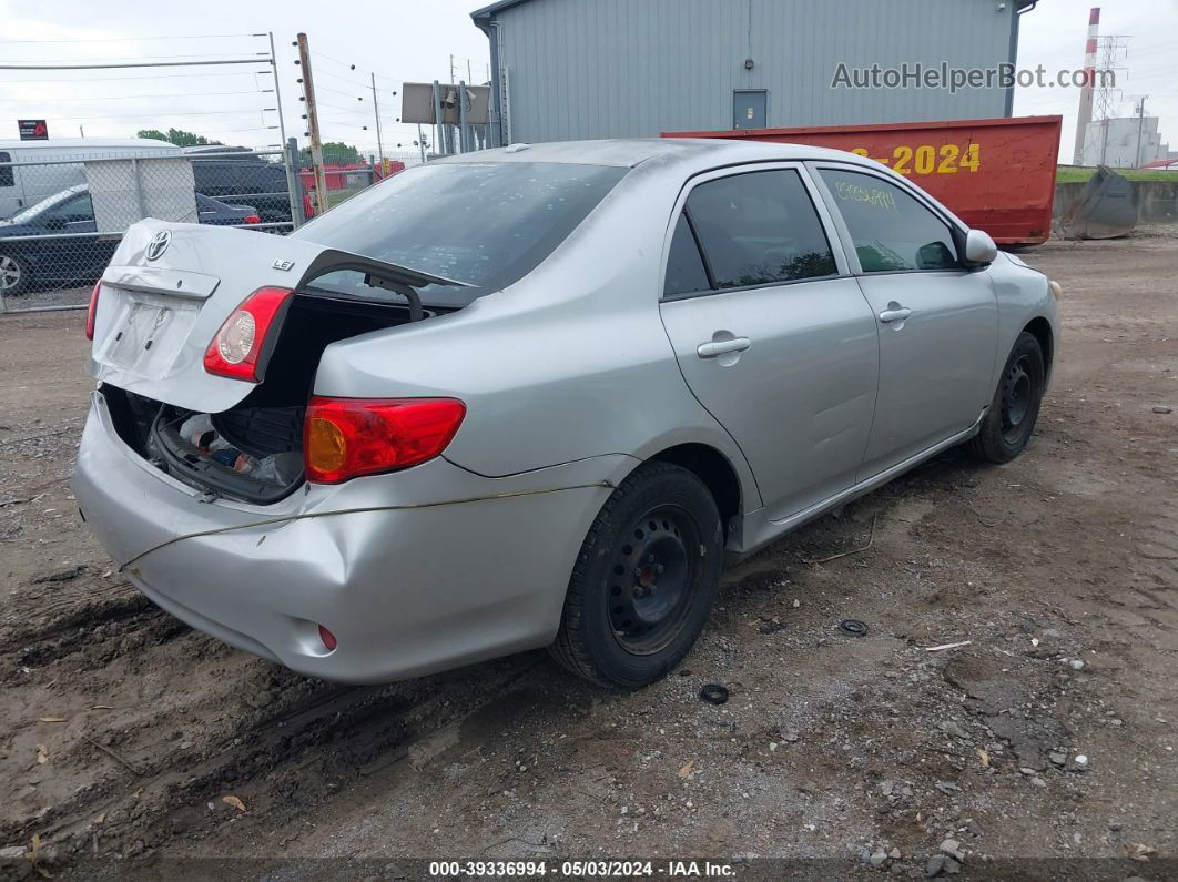 2010 Toyota Corolla Le Silver vin: 1NXBU4EEXAZ213729