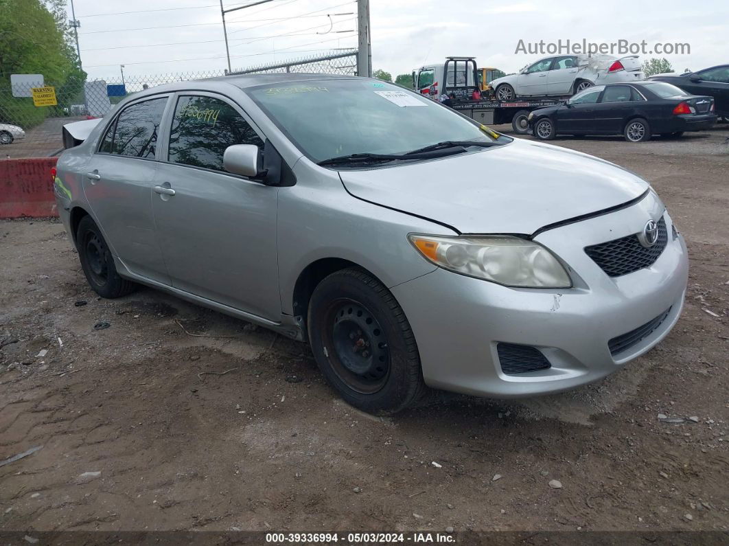 2010 Toyota Corolla Le Silver vin: 1NXBU4EEXAZ213729