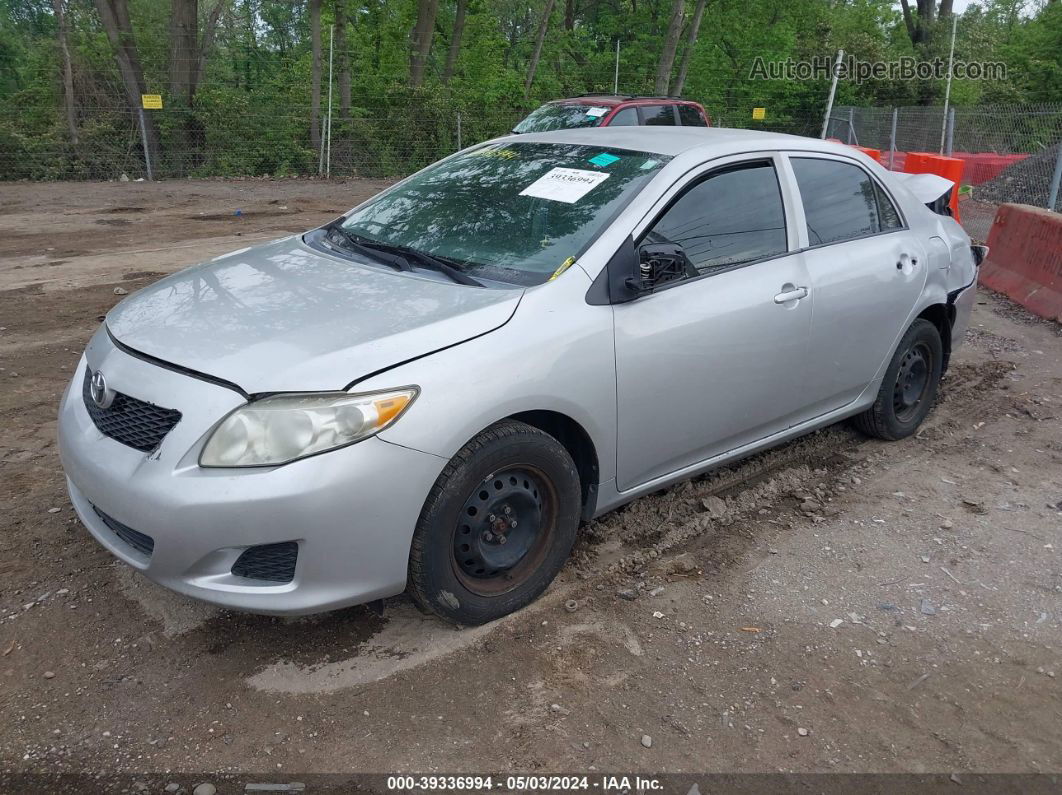 2010 Toyota Corolla Le Silver vin: 1NXBU4EEXAZ213729