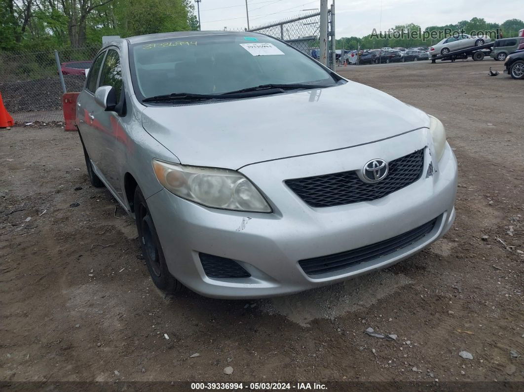 2010 Toyota Corolla Le Silver vin: 1NXBU4EEXAZ213729