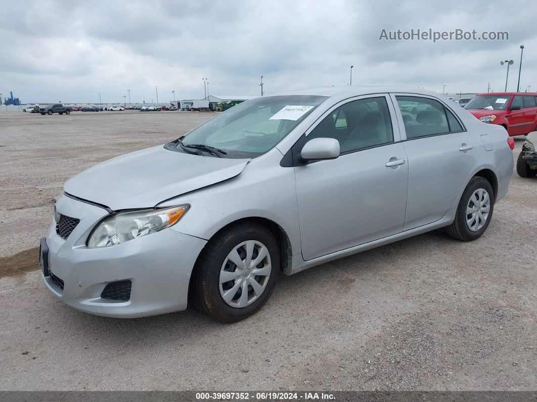 2010 Toyota Corolla Le Silver vin: 1NXBU4EEXAZ223533