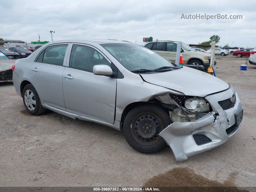 2010 Toyota Corolla Le Silver vin: 1NXBU4EEXAZ223533