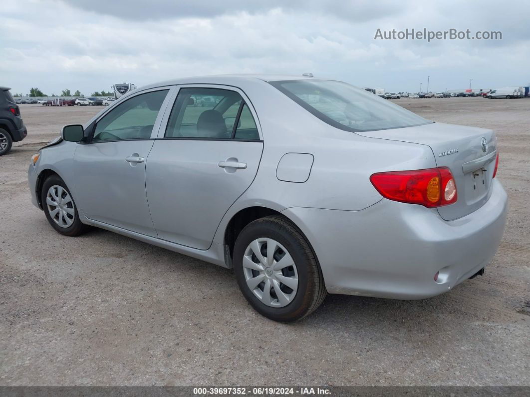 2010 Toyota Corolla Le Silver vin: 1NXBU4EEXAZ223533