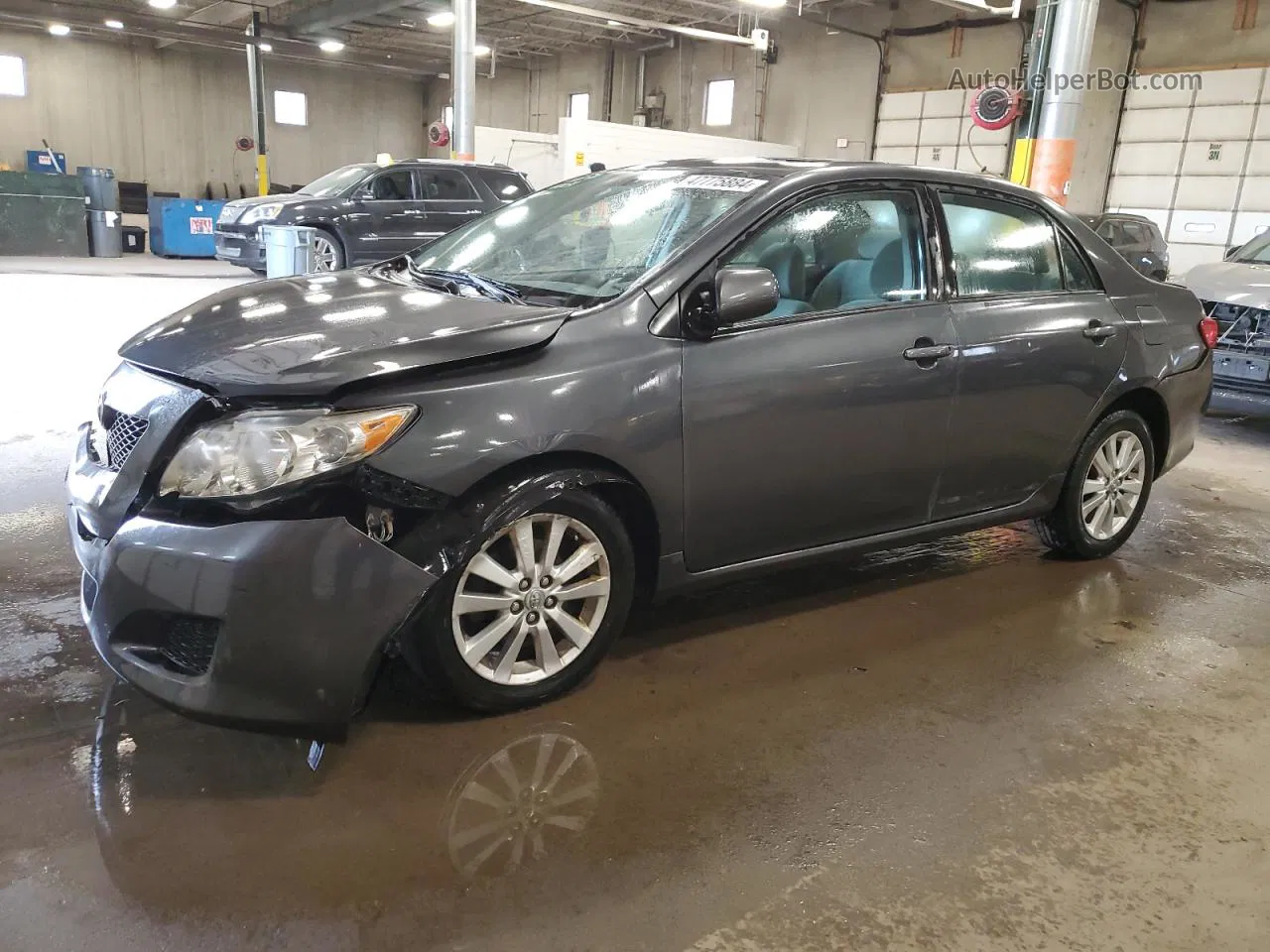 2010 Toyota Corolla Base Gray vin: 1NXBU4EEXAZ249730