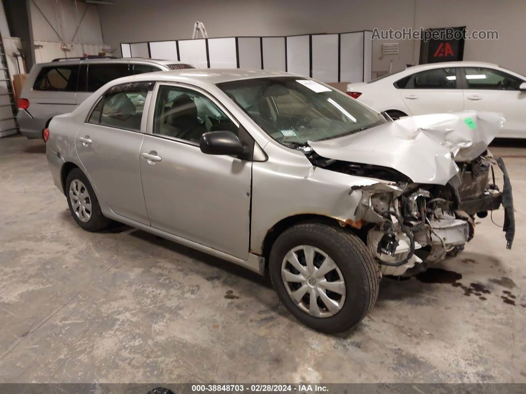 2010 Toyota Corolla Le Silver vin: 1NXBU4EEXAZ253731