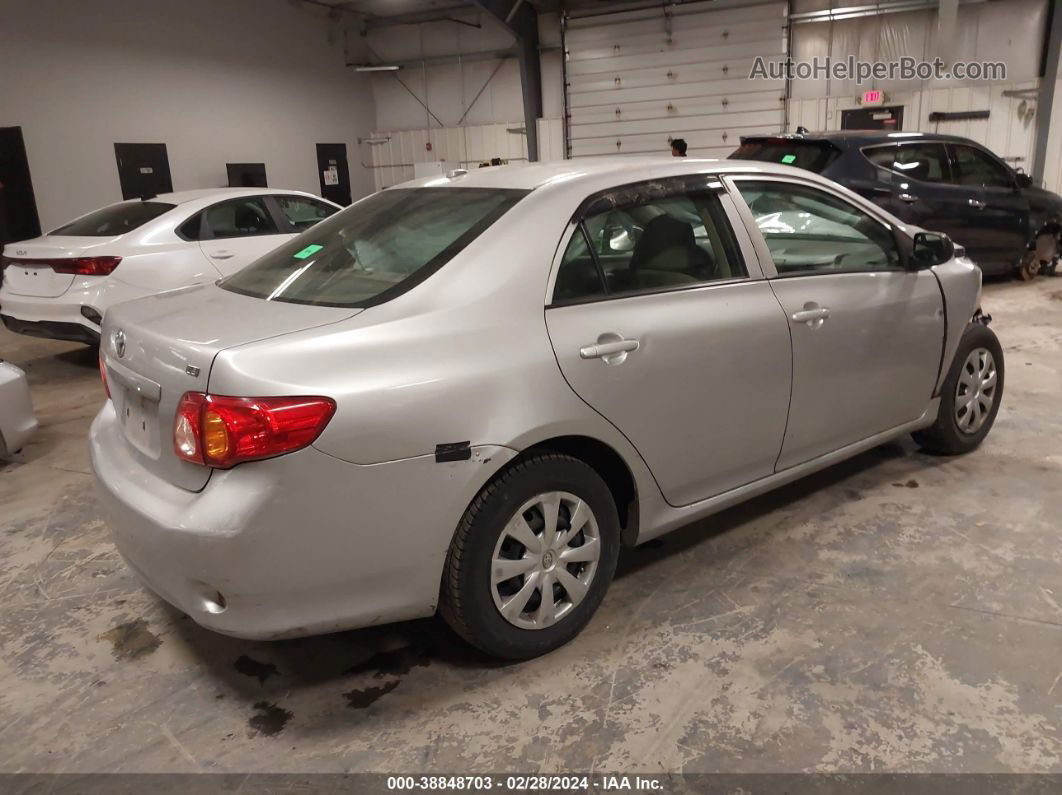 2010 Toyota Corolla Le Silver vin: 1NXBU4EEXAZ253731