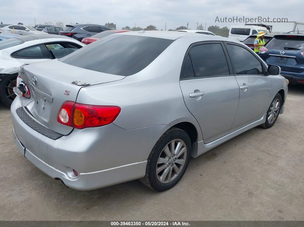 2010 Toyota Corolla S Gray vin: 1NXBU4EEXAZ263157