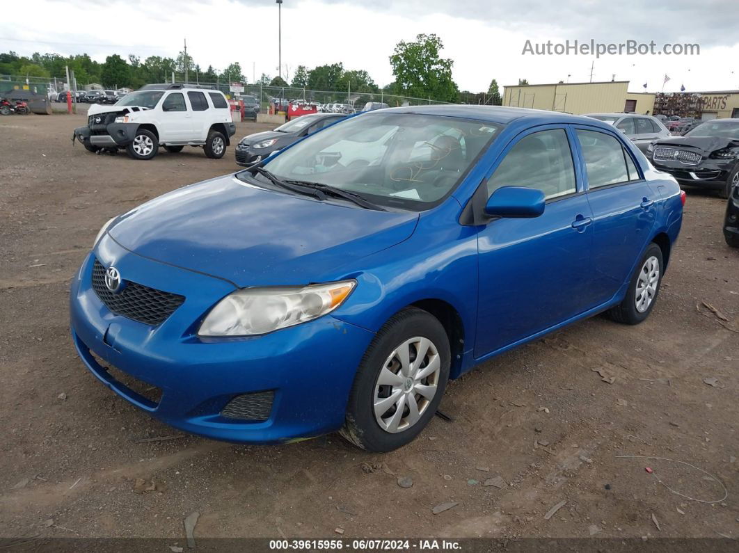 2010 Toyota Corolla Le Blue vin: 1NXBU4EEXAZ279262