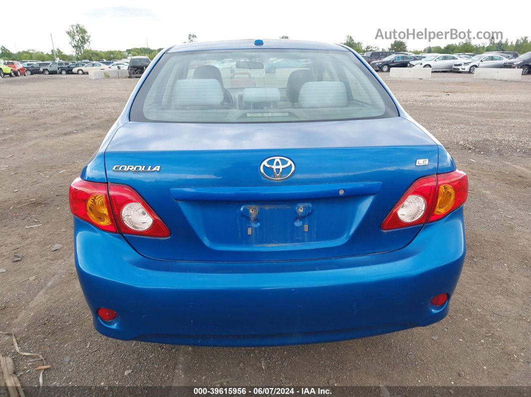 2010 Toyota Corolla Le Blue vin: 1NXBU4EEXAZ279262