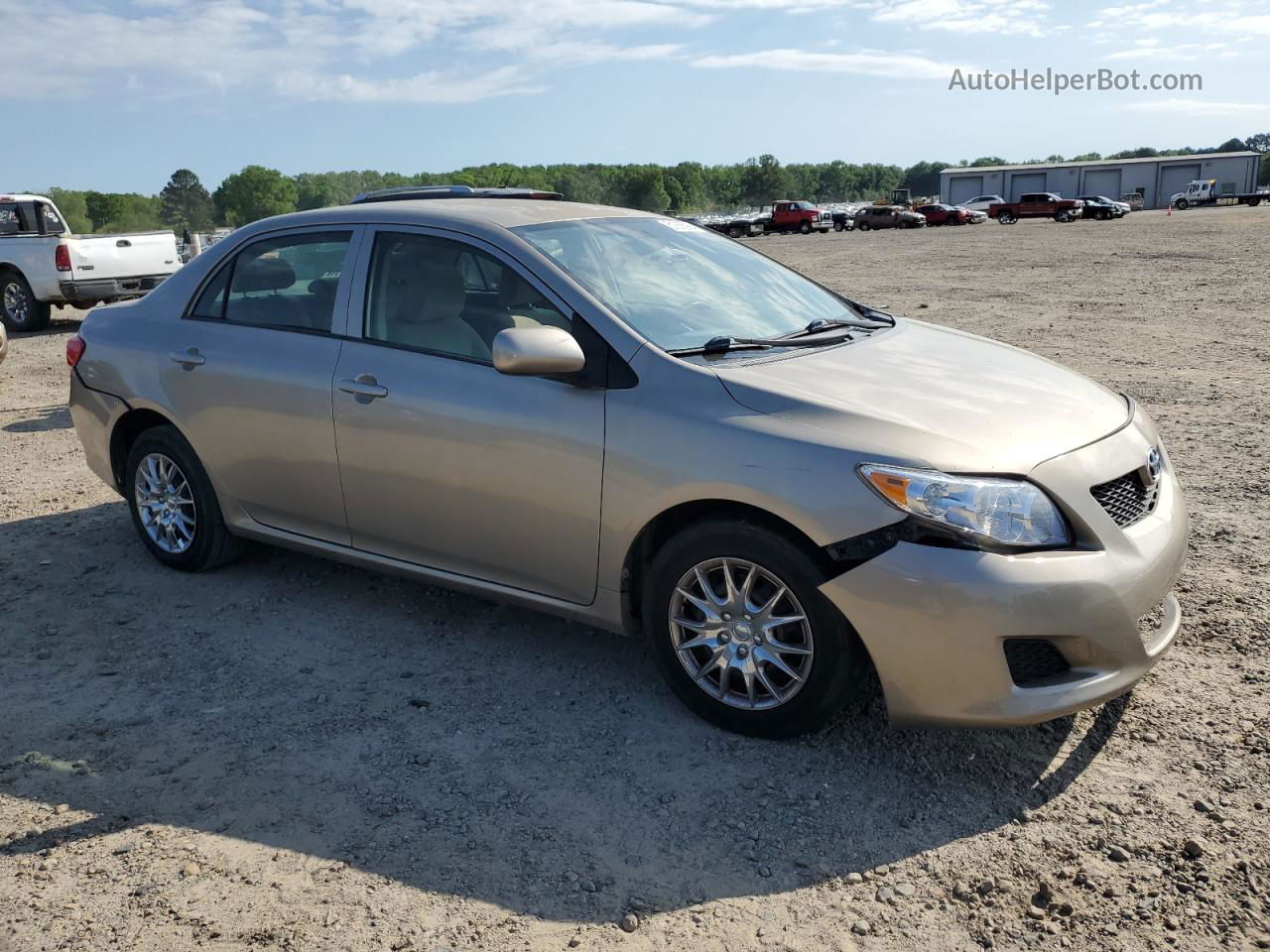 2010 Toyota Corolla Base Желто-коричневый vin: 1NXBU4EEXAZ307836