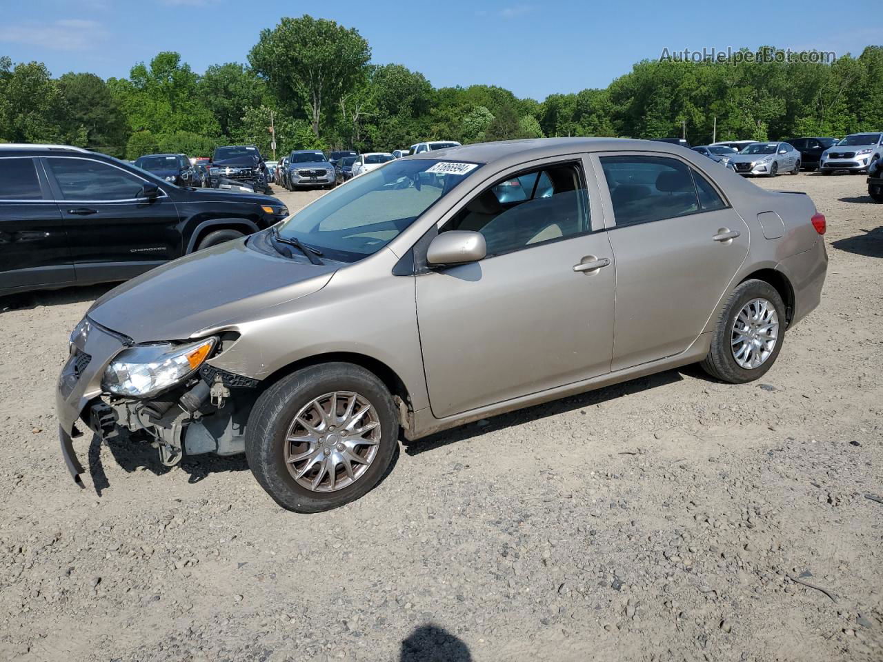 2010 Toyota Corolla Base Tan vin: 1NXBU4EEXAZ307836