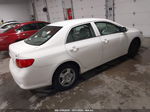 2010 Toyota Corolla Le White vin: 1NXBU4EEXAZ383427