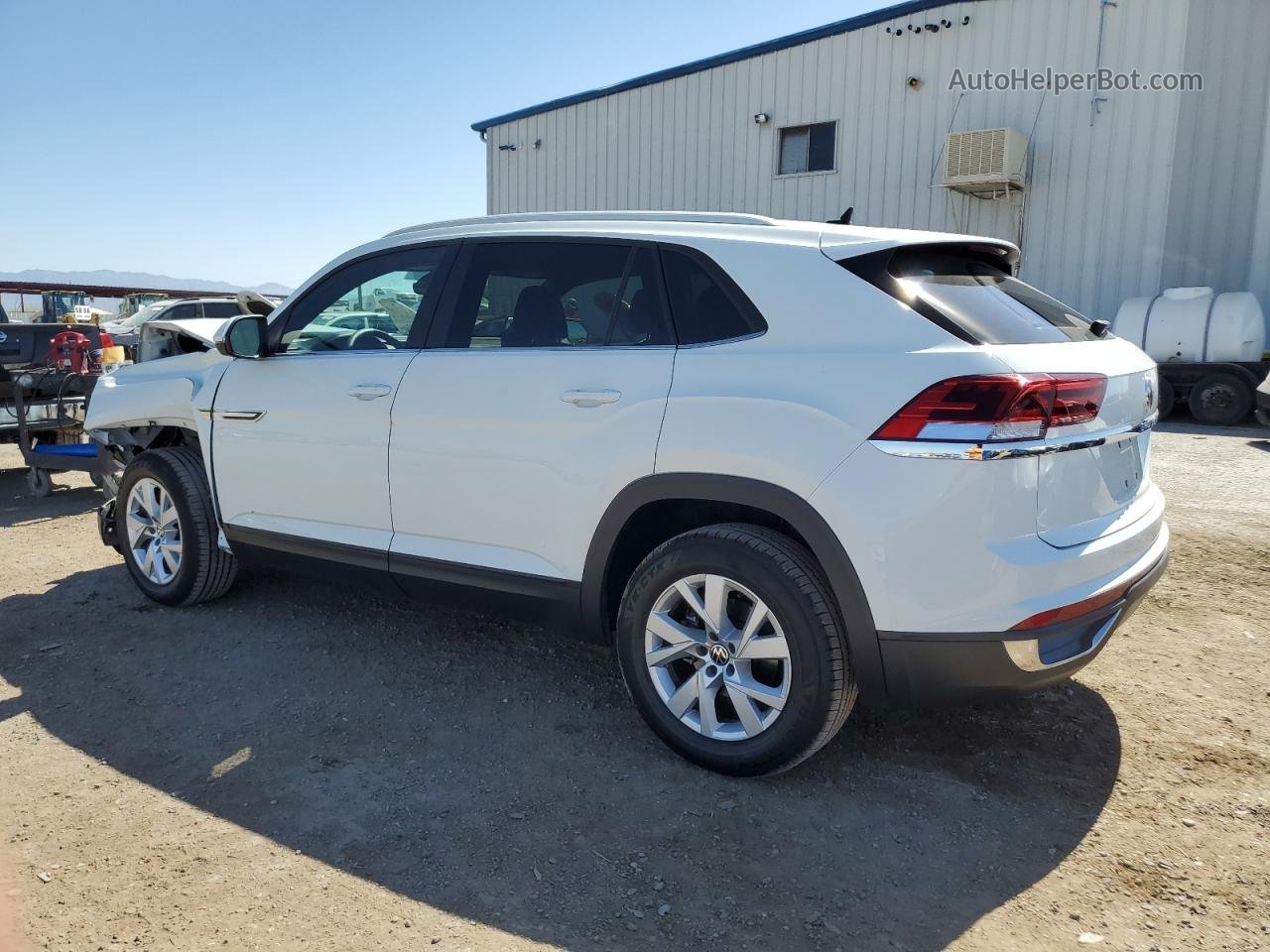 2021 Volkswagen Atlas Cross Sport S White vin: 1V2AC2CA1MC208631