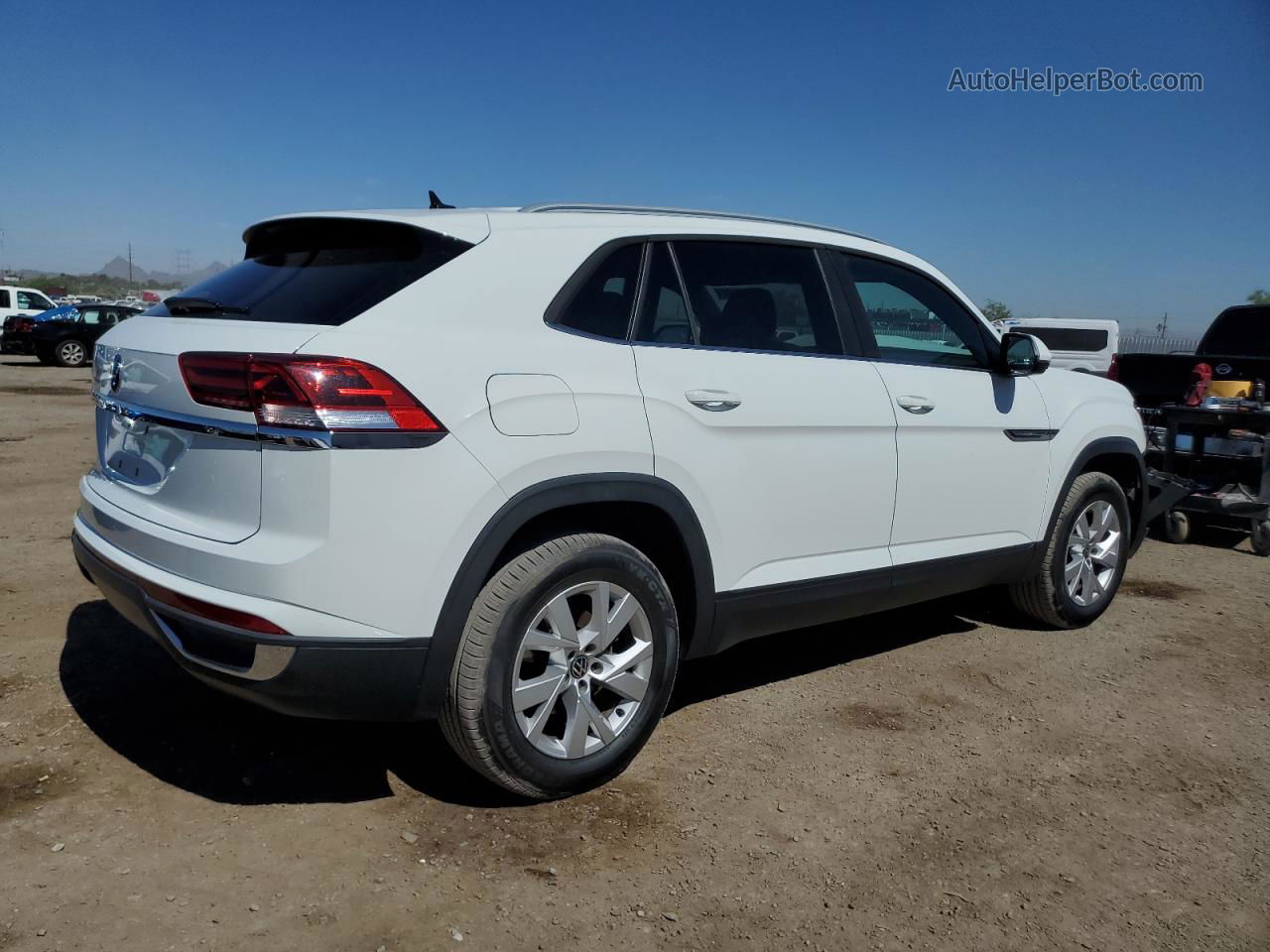 2021 Volkswagen Atlas Cross Sport S White vin: 1V2AC2CA1MC208631