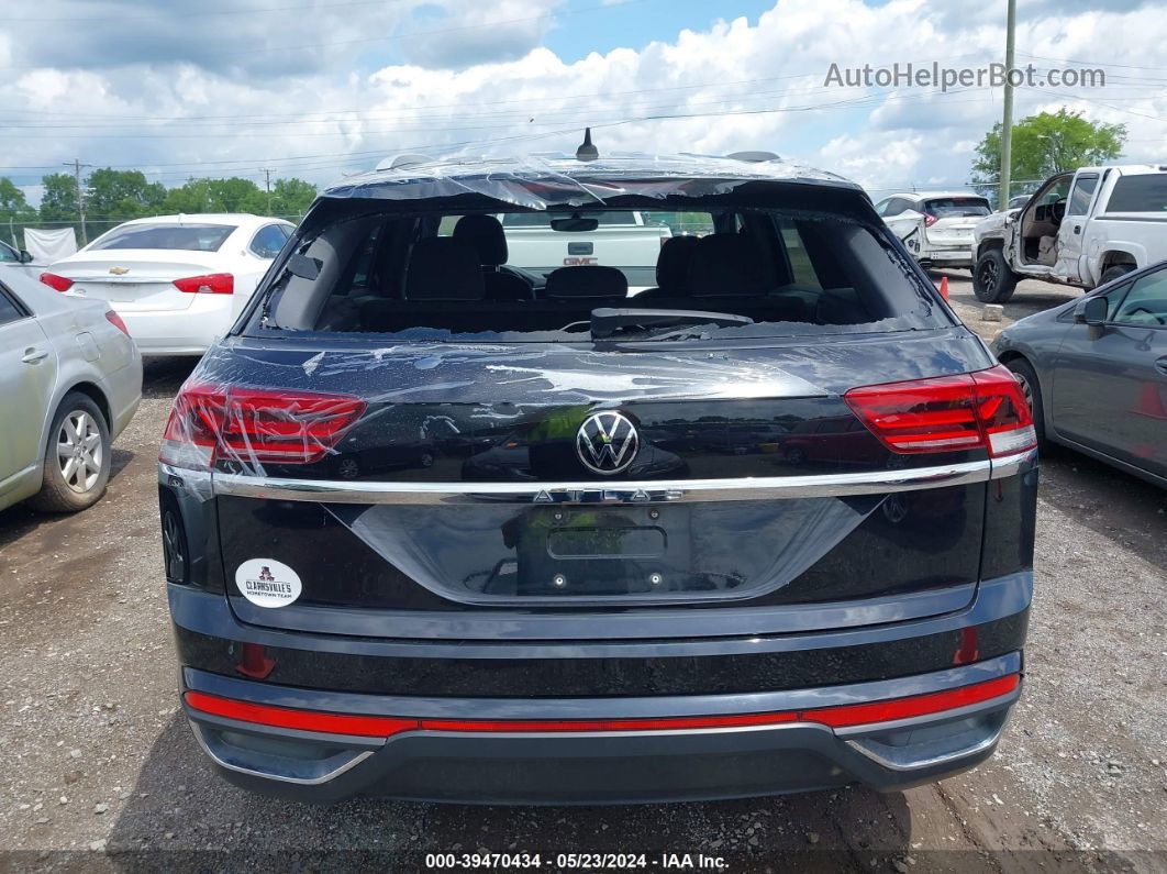 2021 Volkswagen Atlas Cross Sport 2.0t S Черный vin: 1V2AC2CA4MC234799