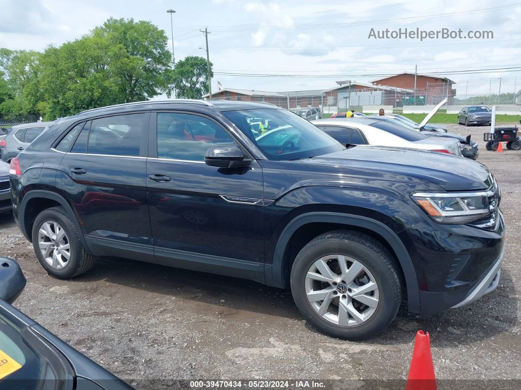 2021 Volkswagen Atlas Cross Sport 2.0t S Черный vin: 1V2AC2CA4MC234799