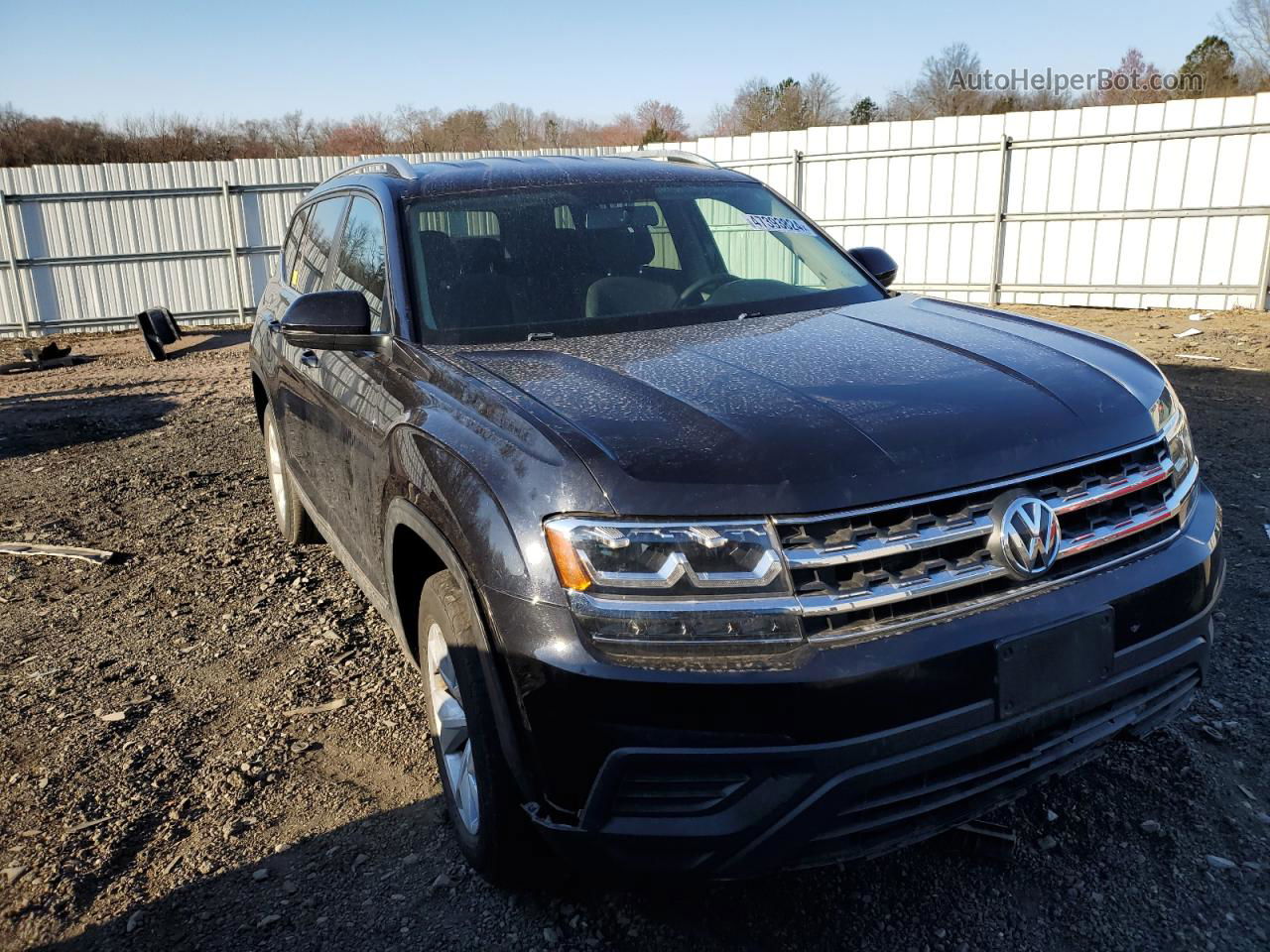 2018 Volkswagen Atlas S Black vin: 1V2AP2CA1JC531058