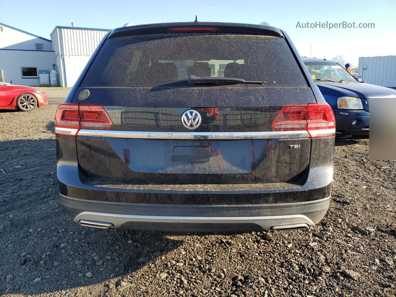 2018 Volkswagen Atlas S Black vin: 1V2AP2CA1JC531058