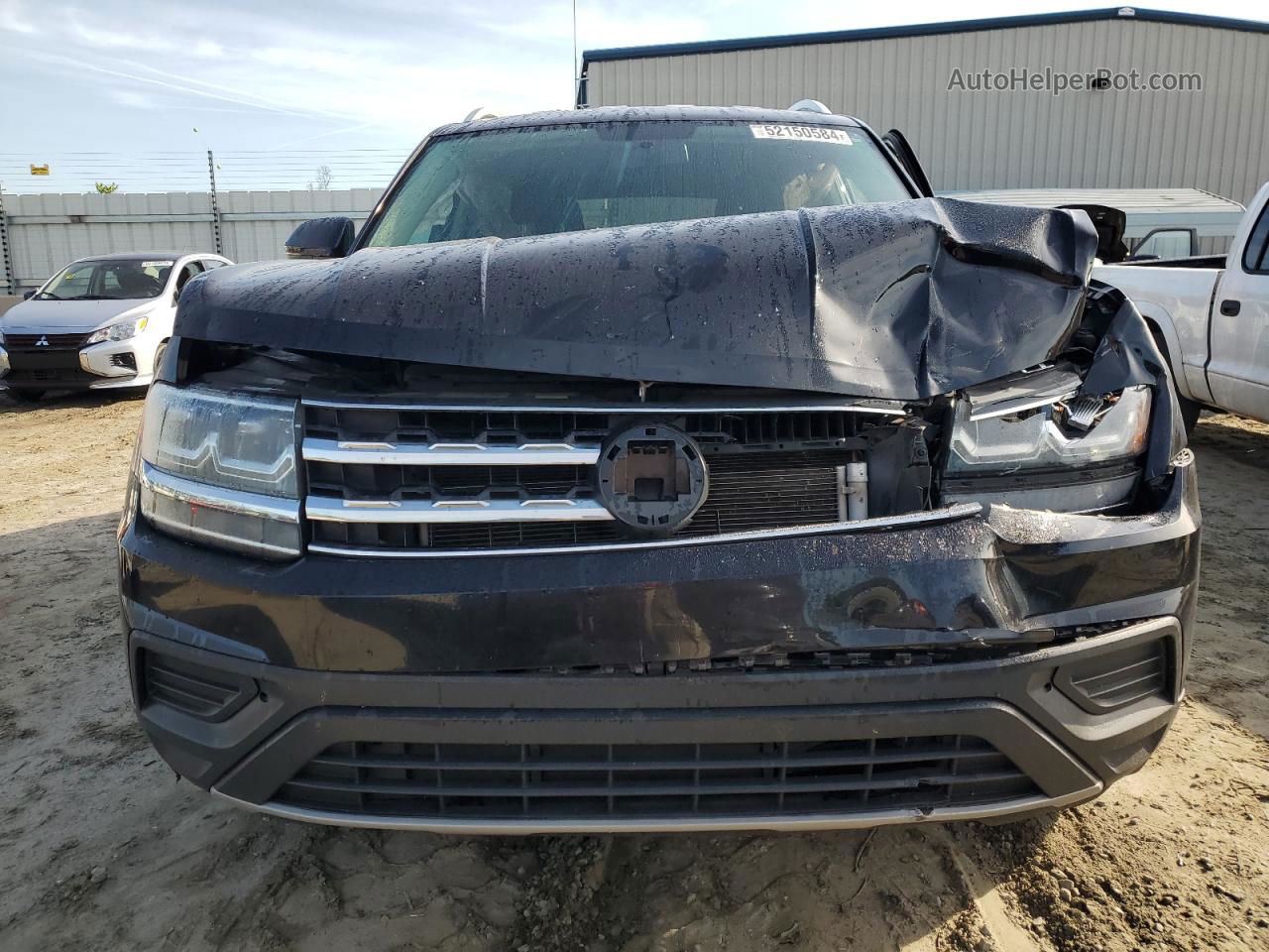 2018 Volkswagen Atlas S Черный vin: 1V2AP2CA1JC543923