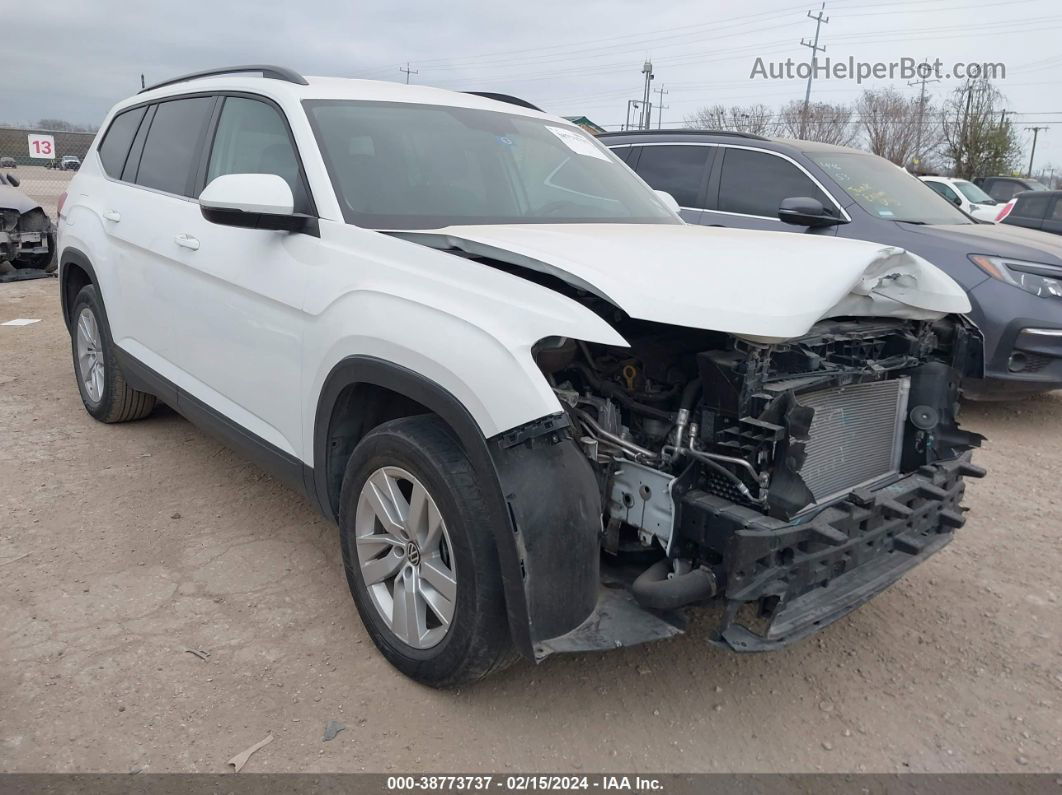 2021 Volkswagen Atlas 2.0t S White vin: 1V2AP2CA1MC602585