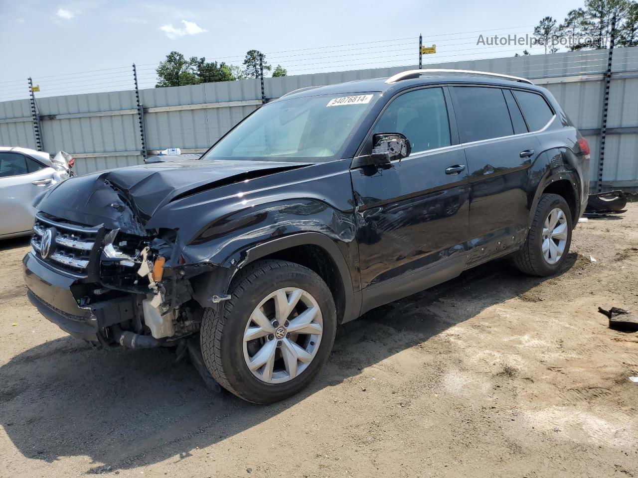 2018 Volkswagen Atlas S Black vin: 1V2AP2CA2JC535605