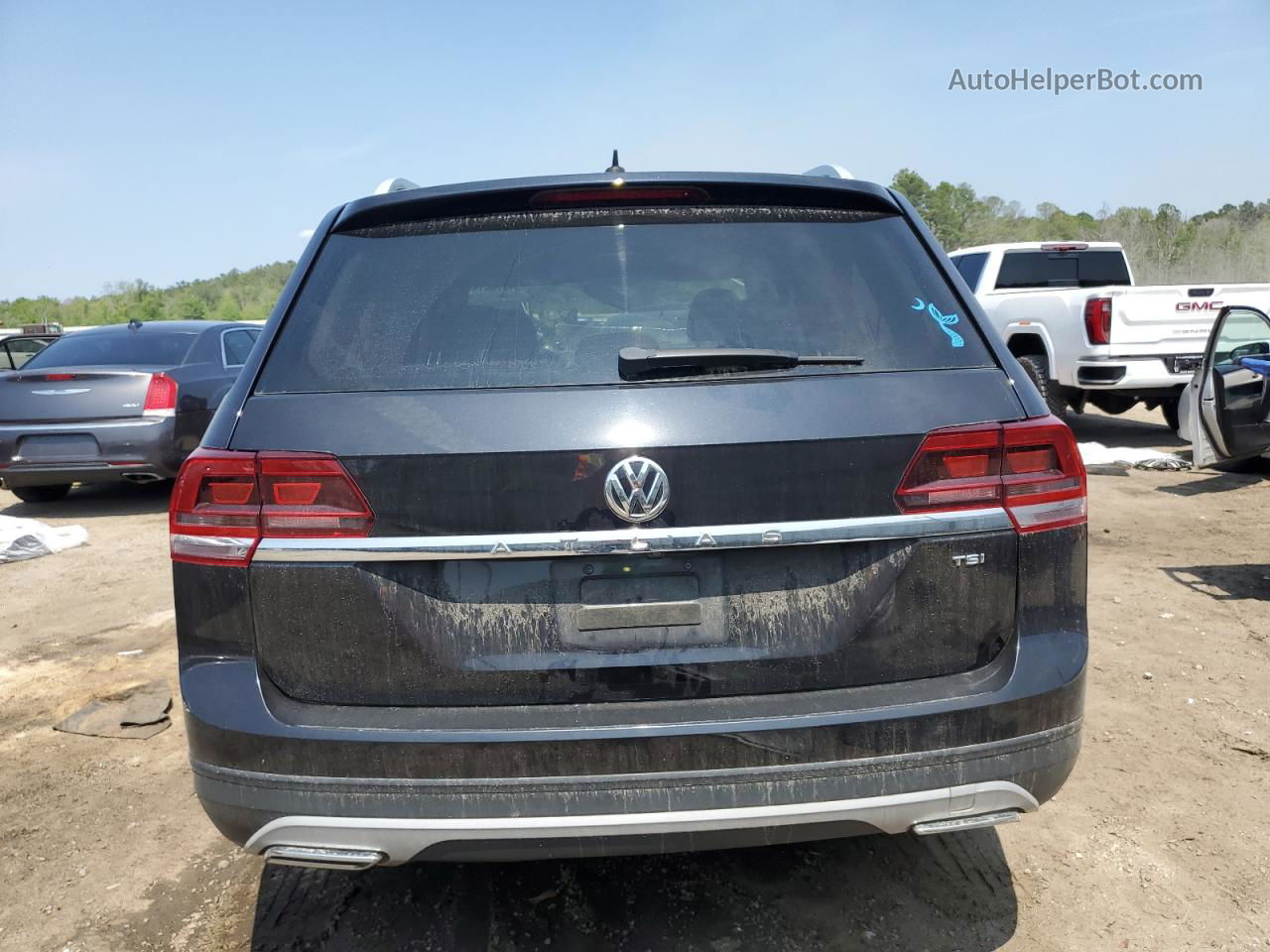 2018 Volkswagen Atlas S Black vin: 1V2AP2CA2JC535605