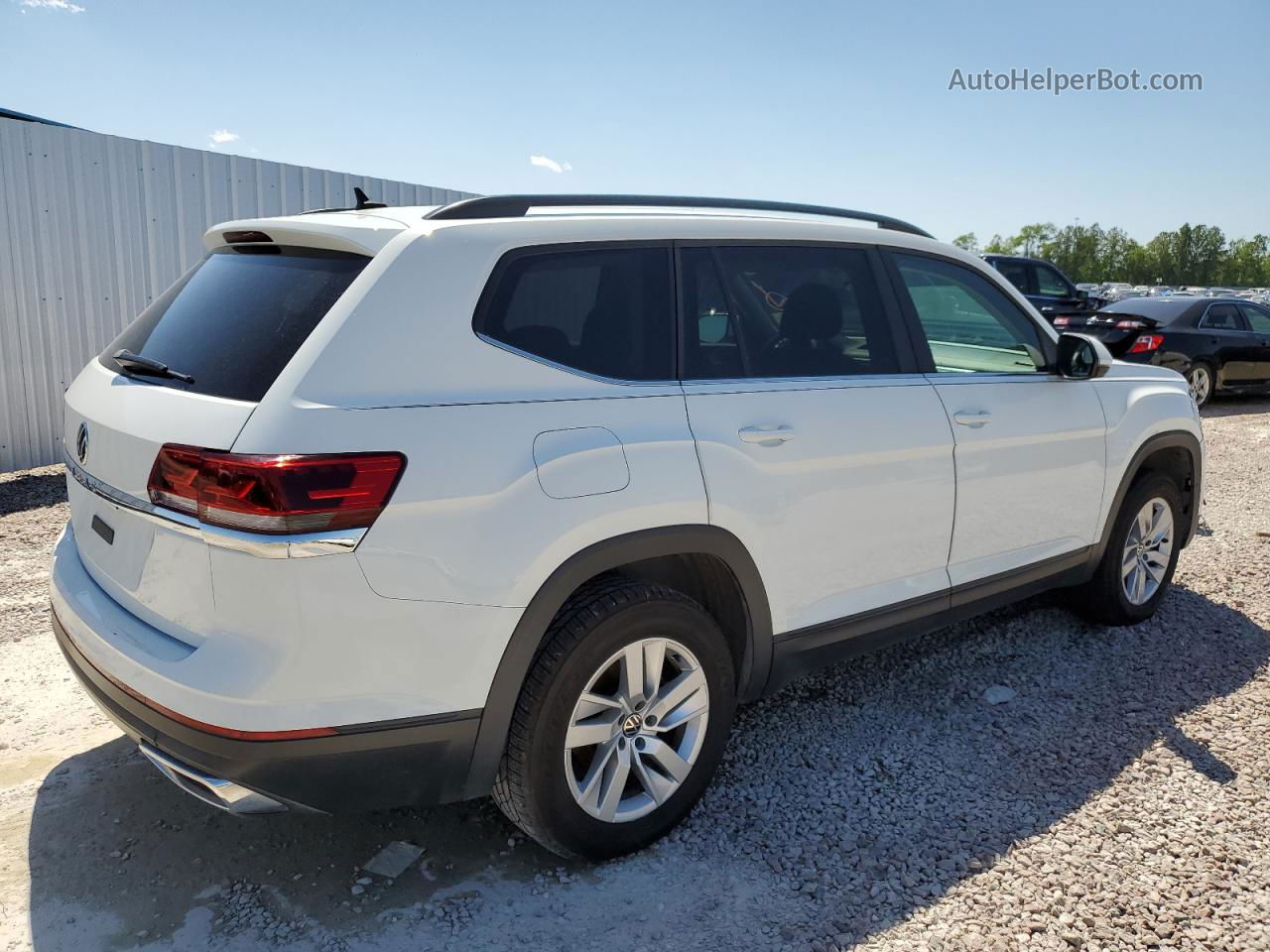 2021 Volkswagen Atlas S Белый vin: 1V2AP2CA2MC522650