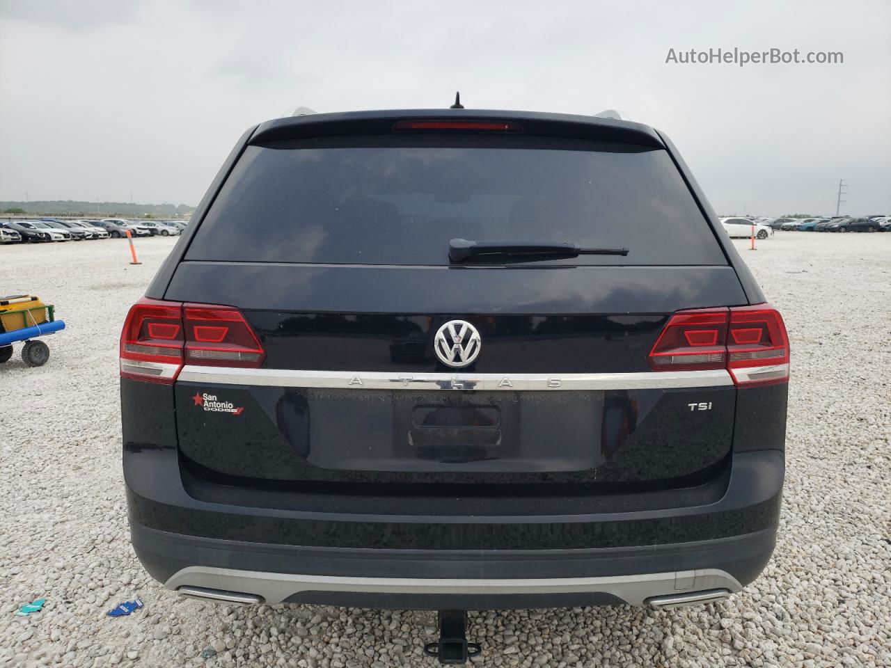 2018 Volkswagen Atlas S Black vin: 1V2AP2CA6JC531752