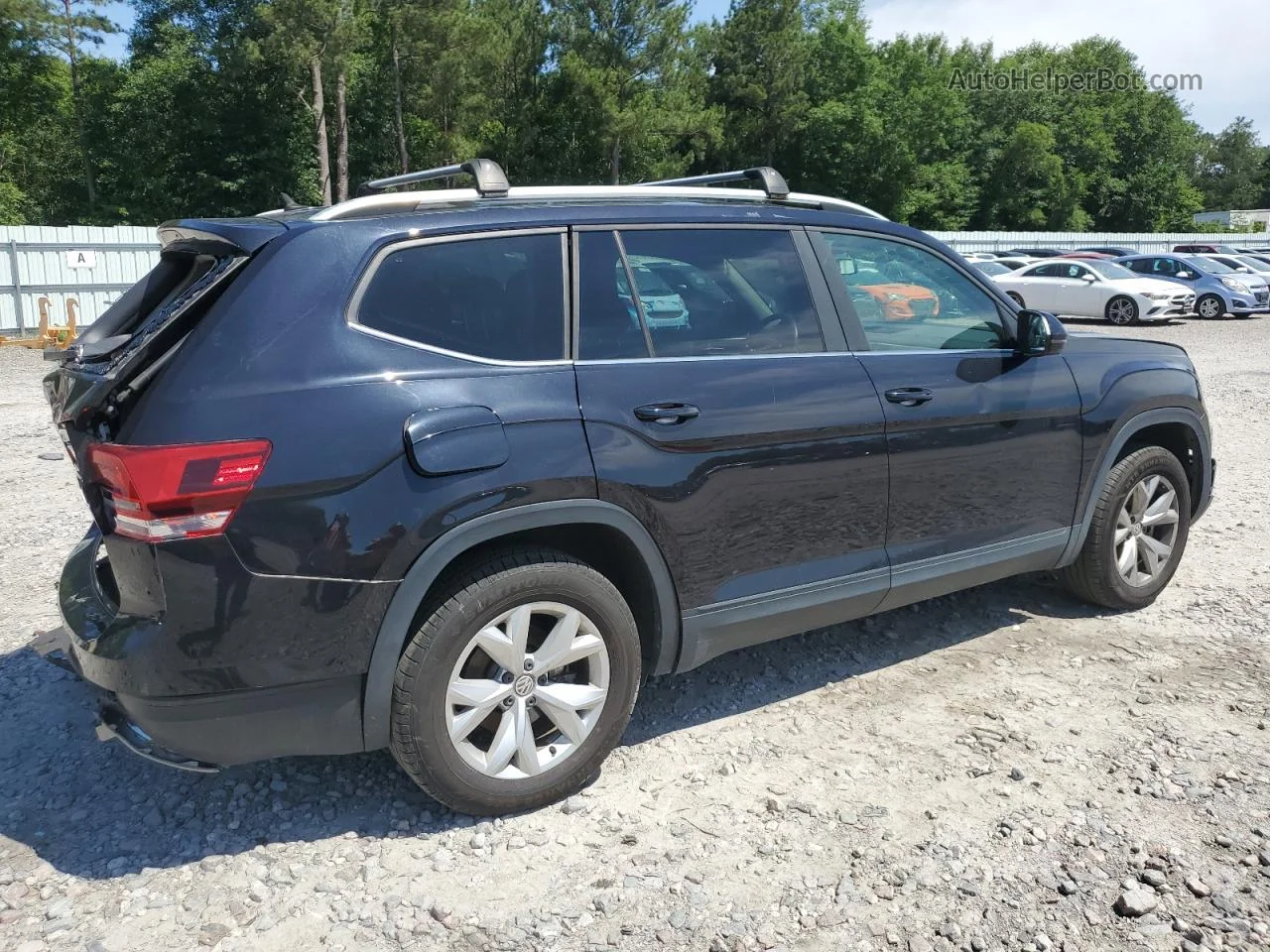 2018 Volkswagen Atlas S Черный vin: 1V2AP2CA6JC598982