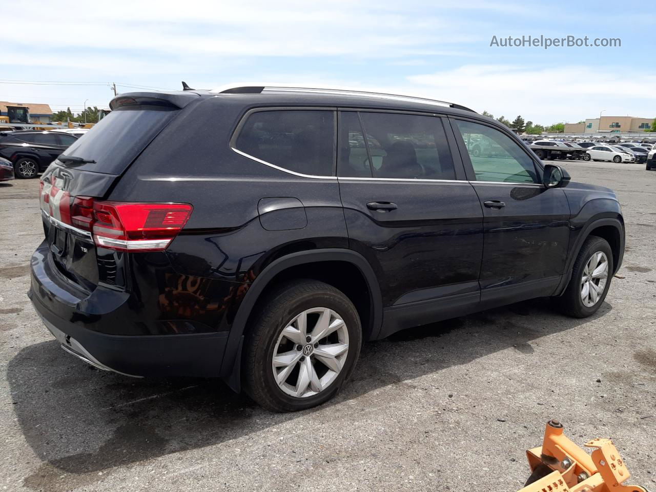 2018 Volkswagen Atlas S Black vin: 1V2AP2CA6JC599047