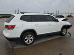 2018 Volkswagen Atlas S White vin: 1V2AP2CA7JC537172