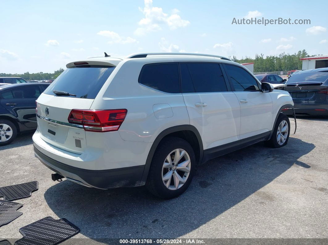 2018 Volkswagen Atlas 2.0t S White vin: 1V2AP2CA7JC542002