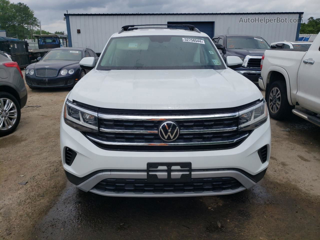 2021 Volkswagen Atlas S Белый vin: 1V2AP2CA7MC502541