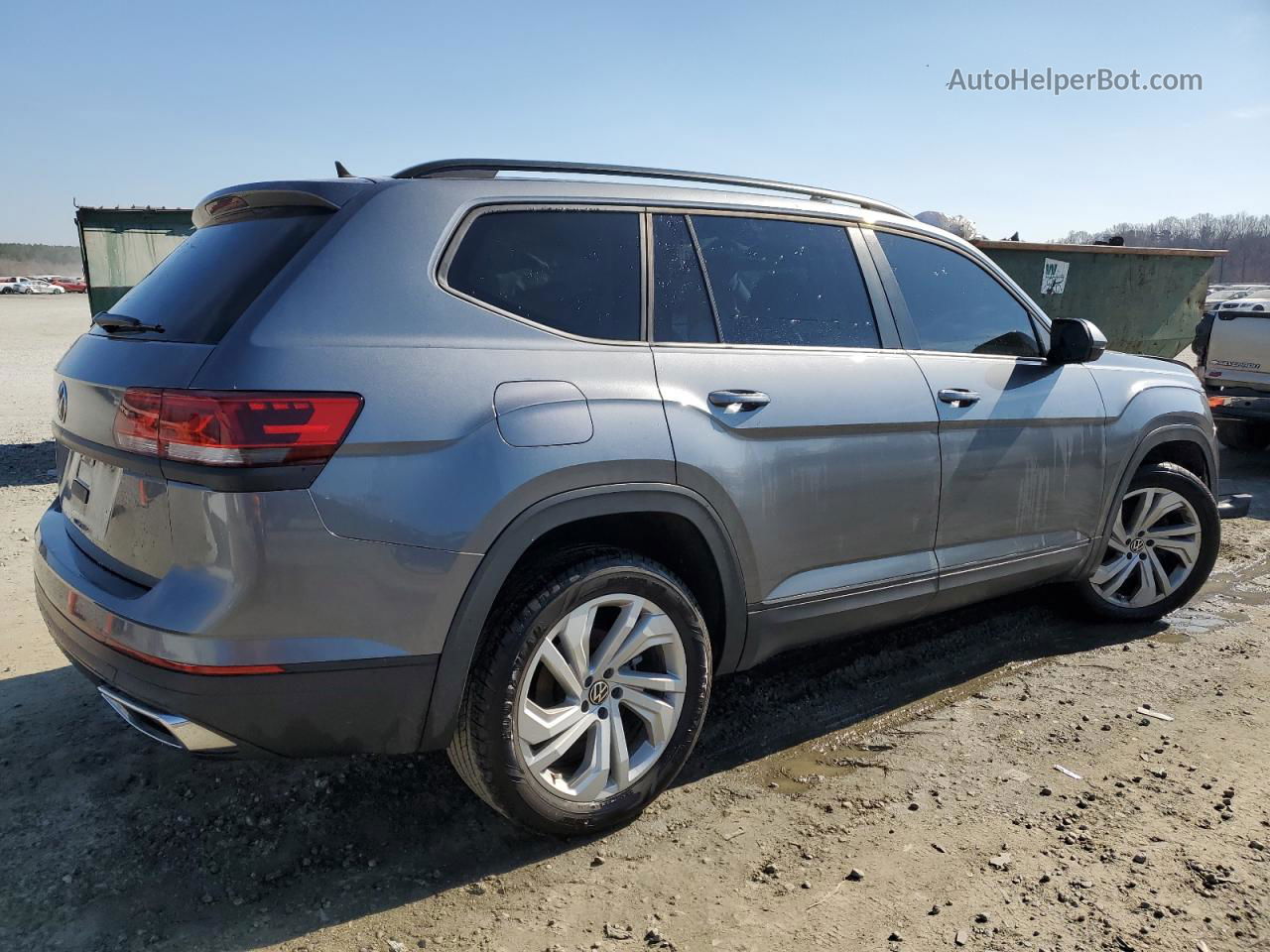 2021 Volkswagen Atlas S Серебряный vin: 1V2AP2CAXMC505367