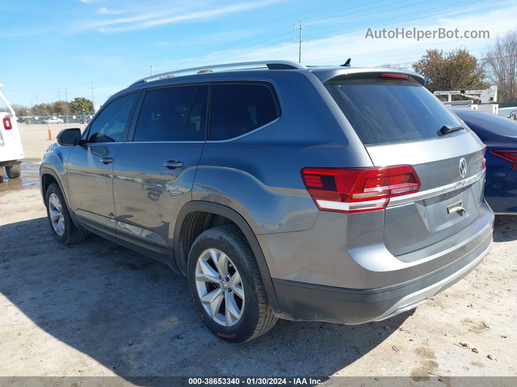 2018 Volkswagen Atlas 3.6l V6 S Gray vin: 1V2AR2CA1JC520264