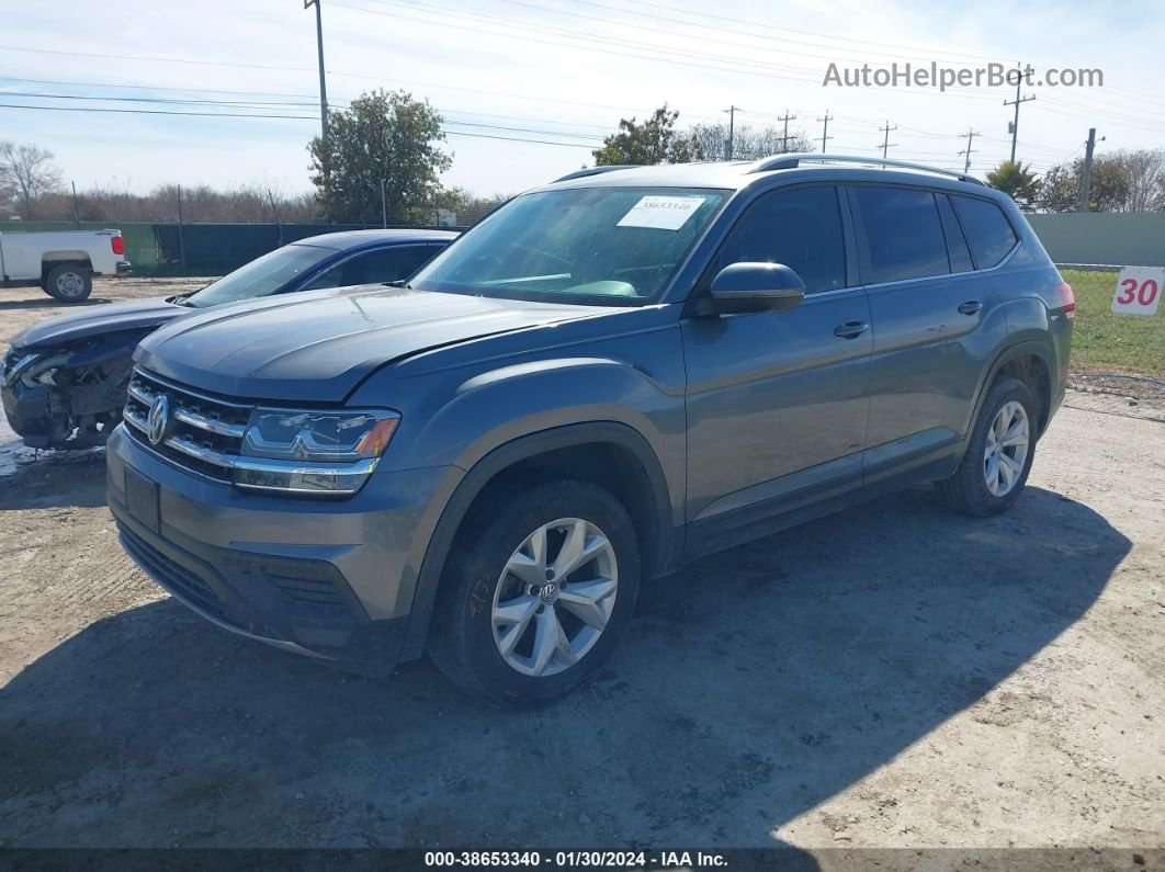 2018 Volkswagen Atlas 3.6l V6 S Gray vin: 1V2AR2CA1JC520264