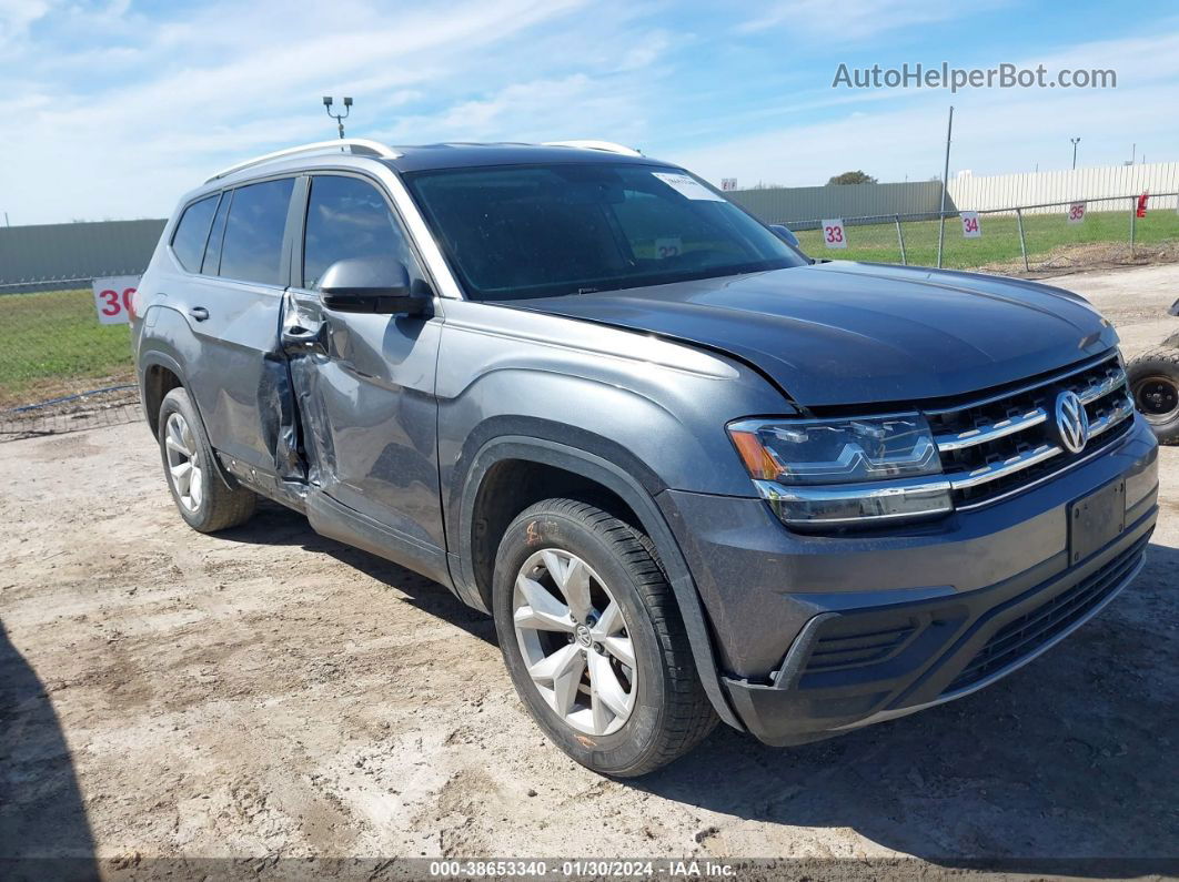 2018 Volkswagen Atlas 3.6l V6 S Gray vin: 1V2AR2CA1JC520264