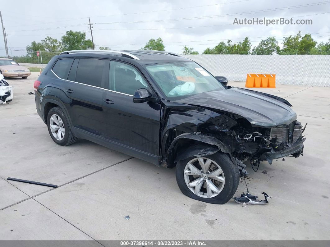 2018 Volkswagen Atlas 3.6l V6 S Black vin: 1V2AR2CA2JC558439