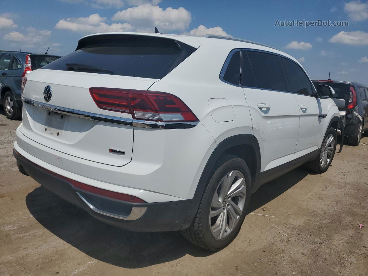 2021 Volkswagen Atlas Cross Sport Sel Белый vin: 1V2BC2CA1MC241486