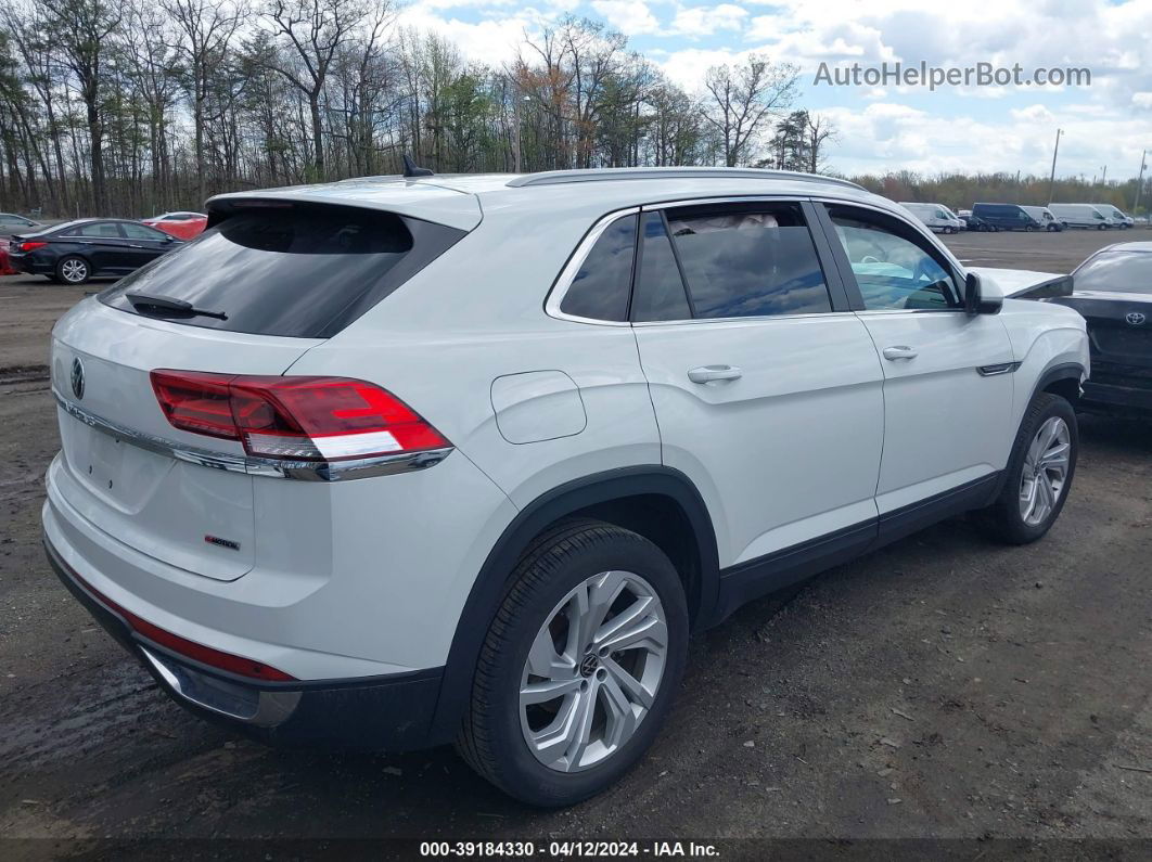 2021 Volkswagen Atlas Cross Sport 2.0t Sel White vin: 1V2BC2CA3MC225144