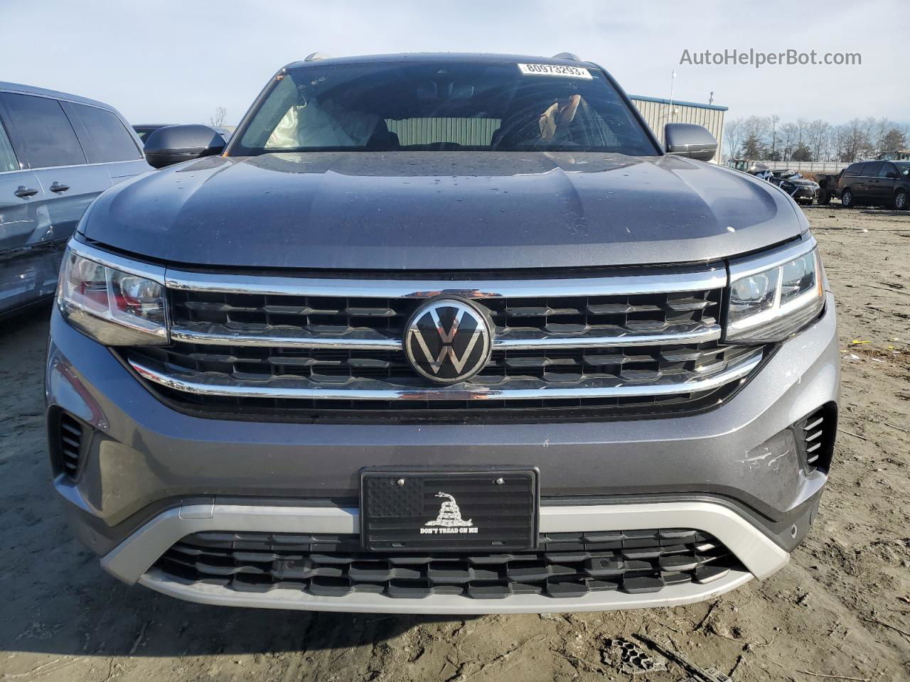 2021 Volkswagen Atlas Cross Sport Sel Gray vin: 1V2BC2CA8MC205469