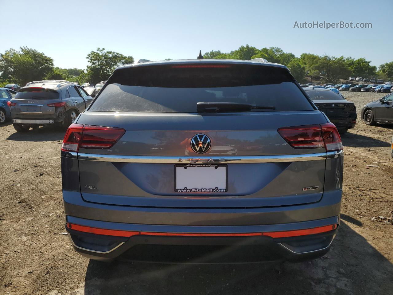 2021 Volkswagen Atlas Cross Sport Sel Gray vin: 1V2BC2CA9MC205738