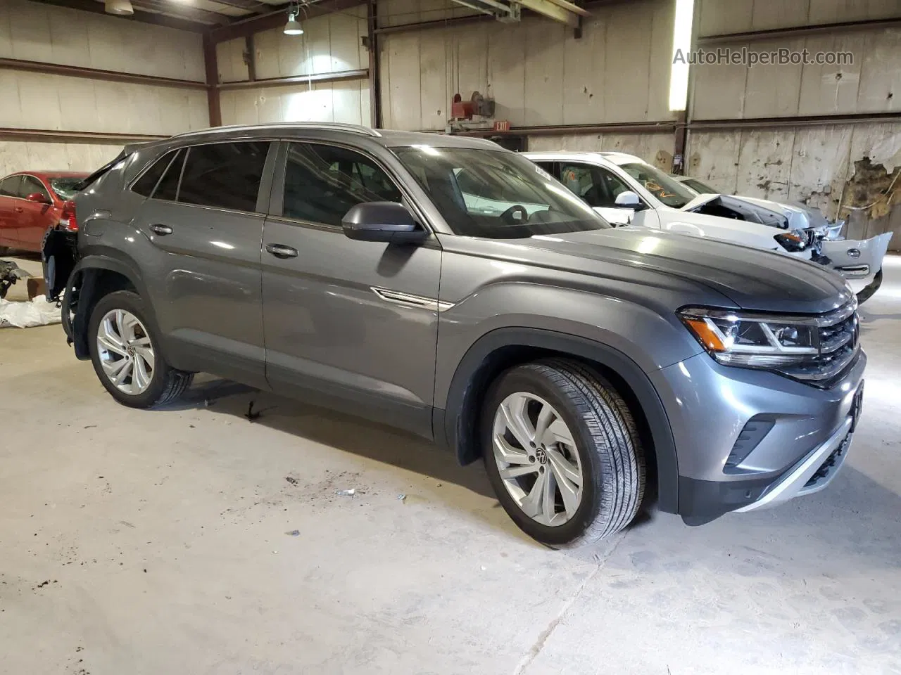 2021 Volkswagen Atlas Cross Sport Sel Gray vin: 1V2BC2CAXMC211886