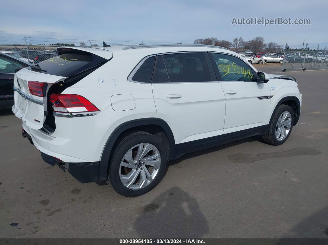 2021 Volkswagen Atlas Cross Sport 3.6l V6 Sel White vin: 1V2BE2CA1MC212970