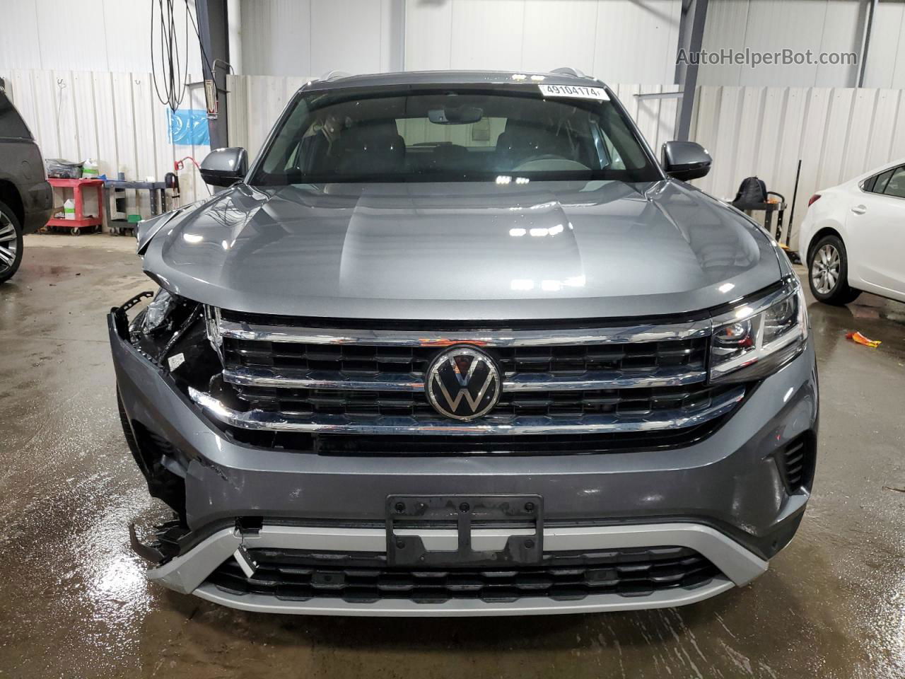 2021 Volkswagen Atlas Cross Sport Sel Серый vin: 1V2BE2CA3MC224098