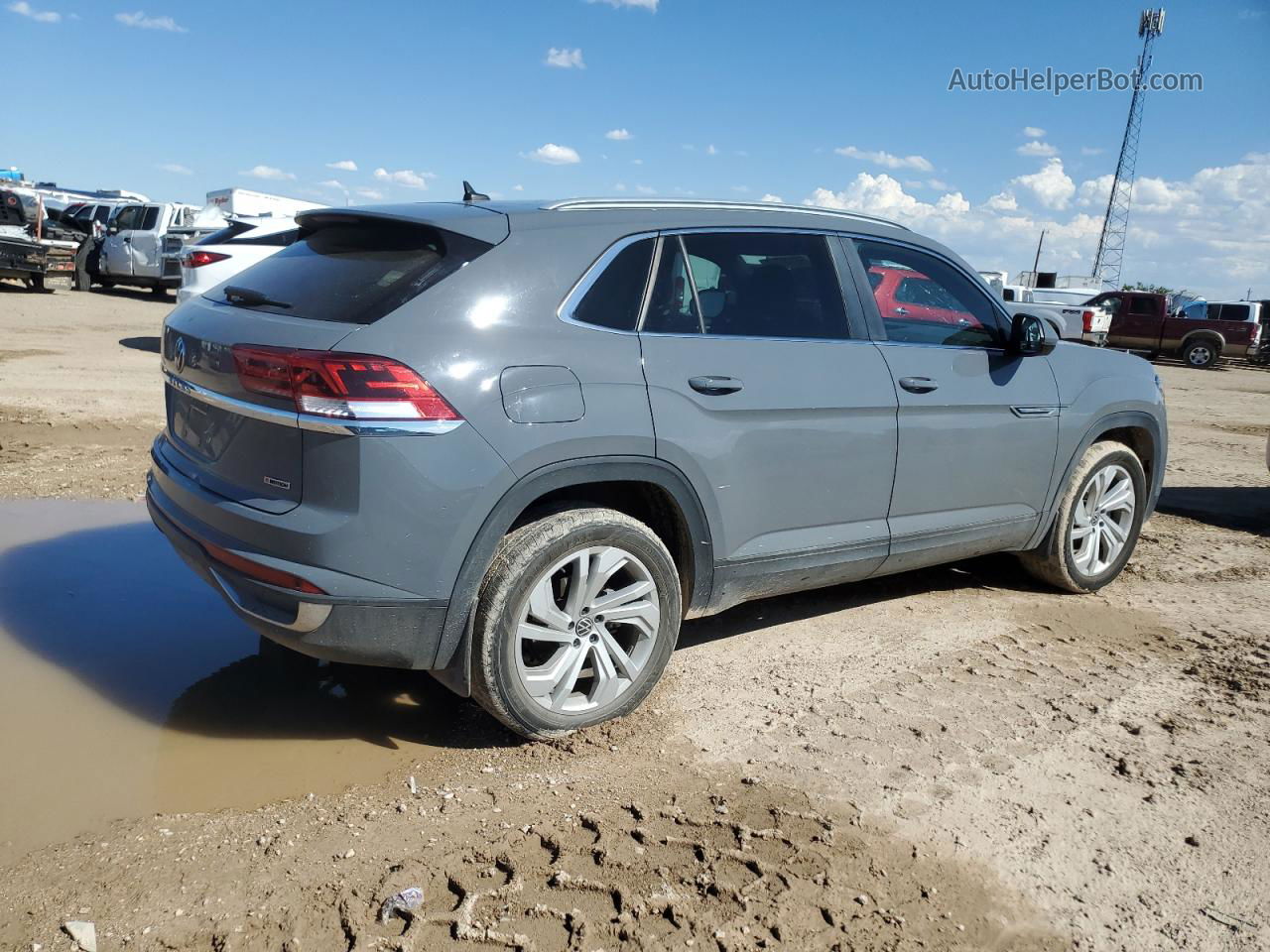 2021 Volkswagen Atlas Cross Sport Sel Gray vin: 1V2BE2CA4MC233294