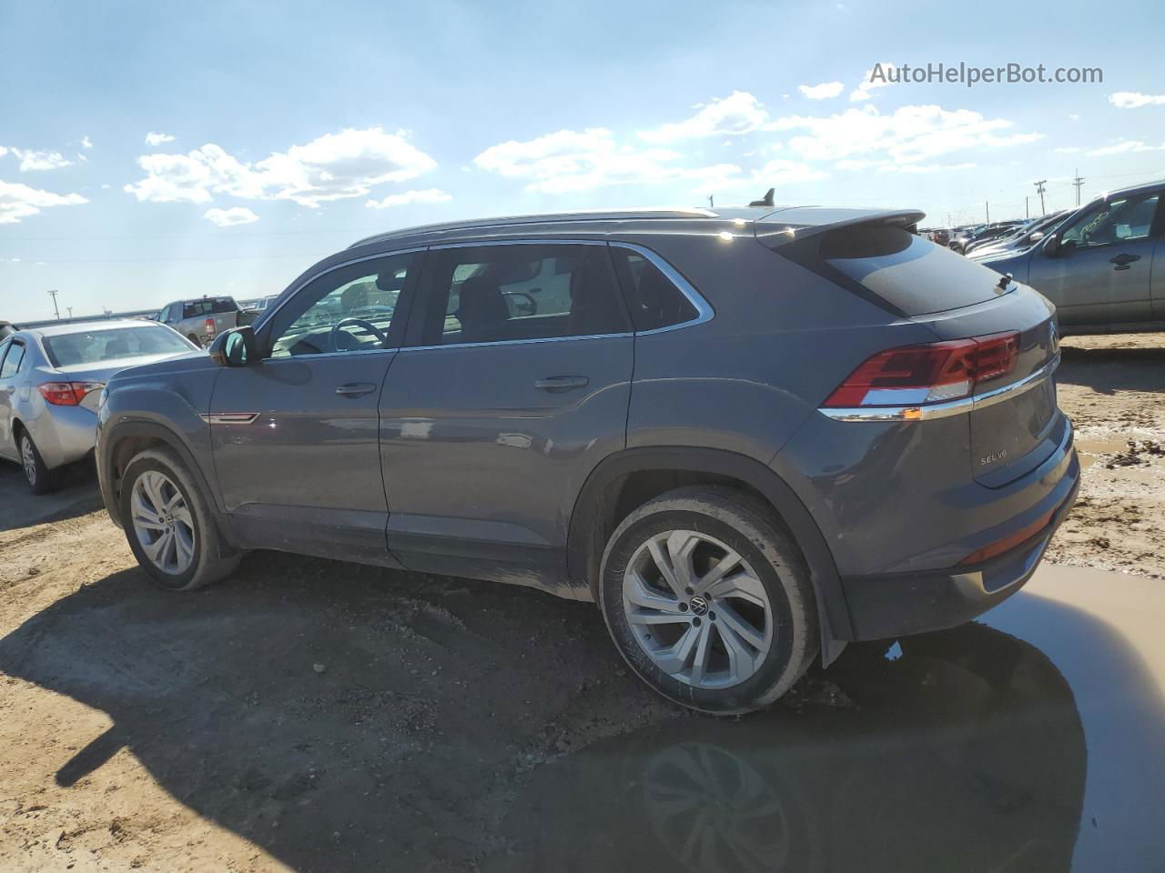 2021 Volkswagen Atlas Cross Sport Sel Серый vin: 1V2BE2CA4MC233294