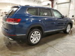 2021 Volkswagen Atlas Sel Blue vin: 1V2BP2CA9MC557058