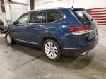 2021 Volkswagen Atlas Sel Синий vin: 1V2BP2CA9MC557058